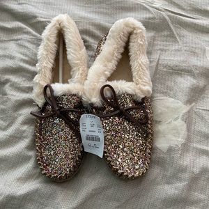 J.Crew Glitter Slippers